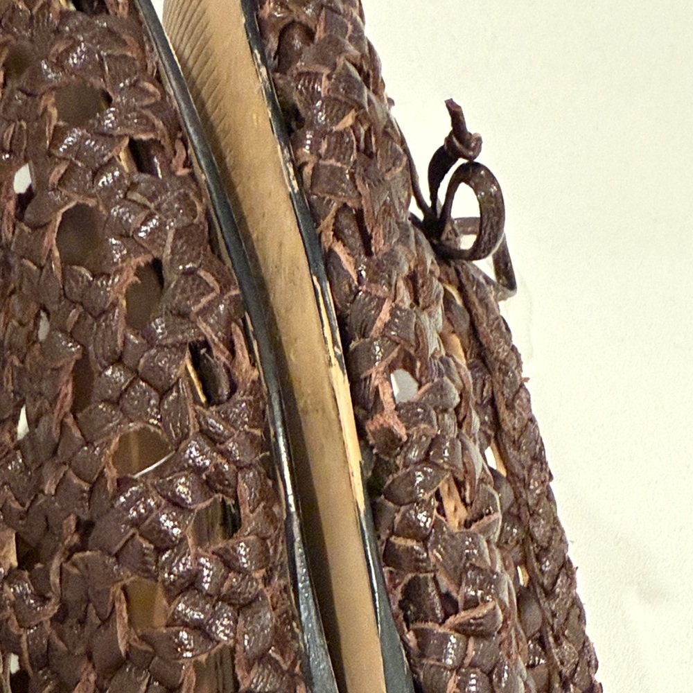 Dolce Vita Brown Woven Leather Ballet Flats - Picture 9 of 13